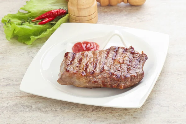 Gegrilltes Prime Rib Eye Steak Rindfleisch — Stockfoto