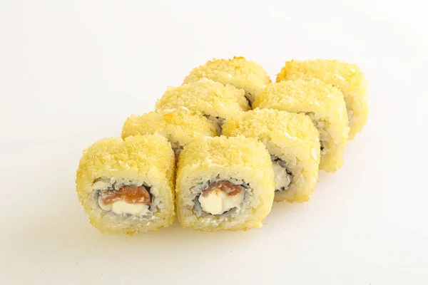 Cocina Japonesa Tempura Roll Con Pescado —  Fotos de Stock