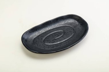 Mutfak için boş renk tabağı izole edildi