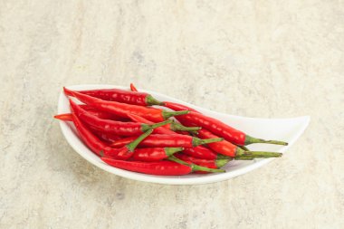 Acı ve baharatlı kırmızı biber.