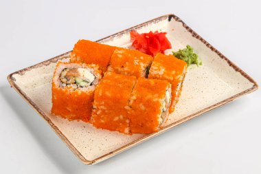 Japon mutfağı - Somon balıklı suşi rulosu