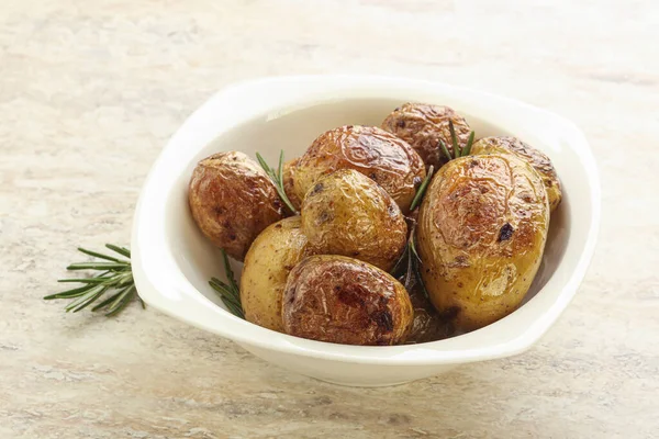 Tasty Roasted Baby Potato Rosemary — Fotografia de Stock