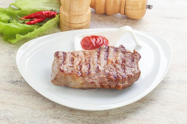 Gegrilltes Prime Rib Eye Steak Rindfleisch — Stockfoto