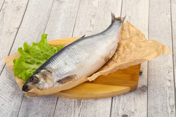 Peixe Arenque Salgado Pronto Para Comer — Fotografia de Stock