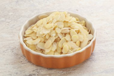 Mutfak ve yemek için badem fıstığı dilimleri