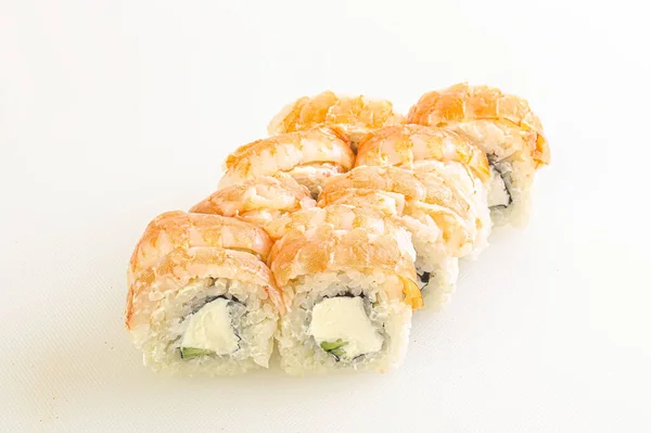 Japanese Traditional Roll Prawn Nori — Stock Photo, Image