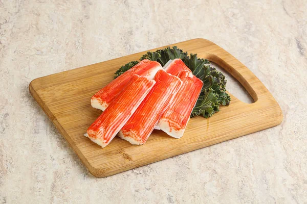 Krabben Stick Fisch Surimi Snack Vorspeise — Stockfoto