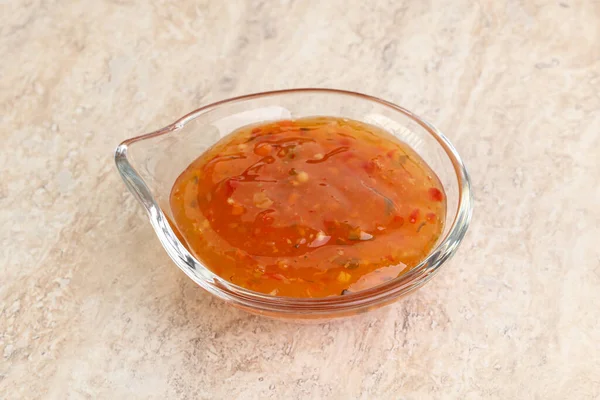 Asian Sweet Sour Sauce Bowl — Stock Photo, Image