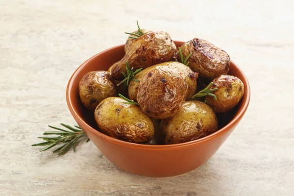 Tasty Roasted Baby Potato Rosemary — Stockfoto