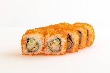 Geleneksel Japon usulü karides ve nori.