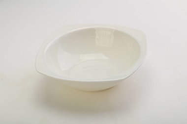 İzole edilmiş servis için beyaz leke kasesi