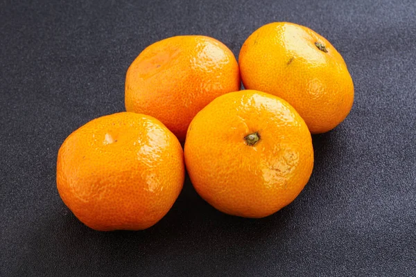 Frische Reife Saftige Gelbe Mandarine — Stockfoto