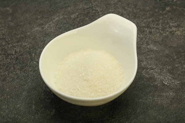 Azúcar Dulce Blanco Bowl — Foto de Stock