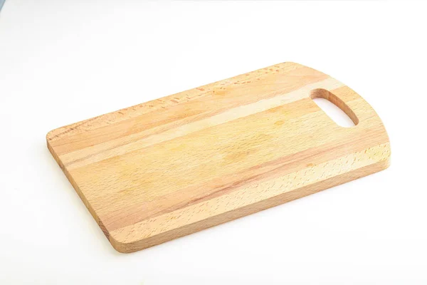 Houten Plank Voor Keuken Geïsoleerde Achtergrond — Stockfoto