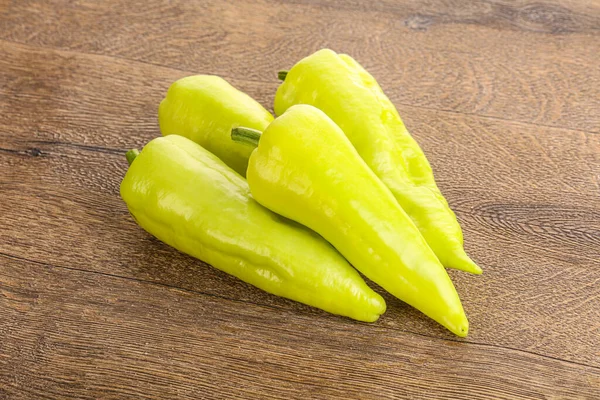 Vegetarische Küche Grüne Reife Frische Paprika — Stockfoto