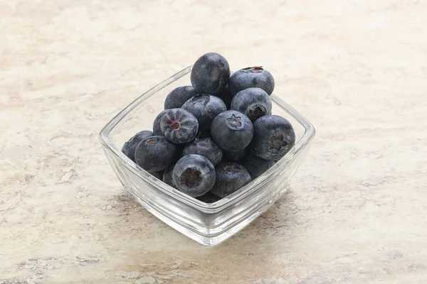Sweet Ripe Blueberry Bowl — Stock Photo, Image