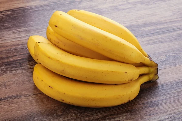 Montón Frutas Plátano Amarillo Tropical Aislado —  Fotos de Stock