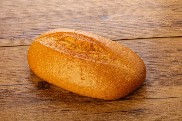 Caseiro Crosta Pão Branco Pão Isolado — Fotografia de Stock