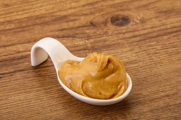 Lanche Manteiga Amendoim Tigela — Fotografia de Stock