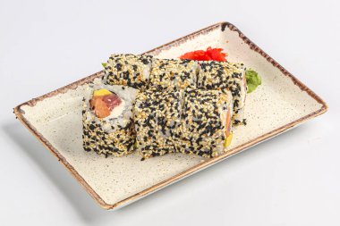 Japon mutfağı - Somon balıklı suşi rulosu