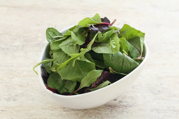 Mistura Vegetariana Vitamina Verde Salada Dietética Fotos De Bancos De Imagens
