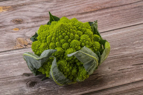 Ízletes Vegán Bio Élelmiszer Romanesco Káposzta — Stock Fotó