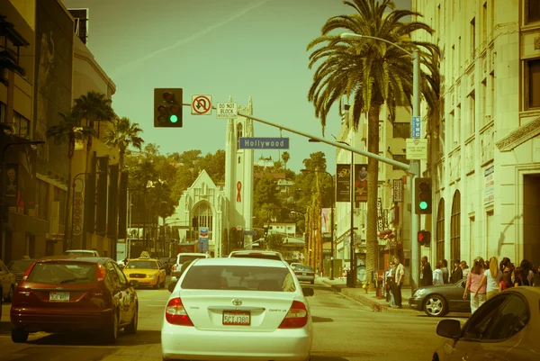 Hollywood Boulevard Φωτογραφία Αρχείου