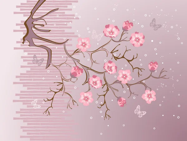 Цветок сакуры — стоковый вектор