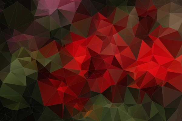 Темно-червоний абстрактний багатокутний фон — стоковий вектор