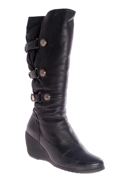 Black female boots — Stock Photo, Image