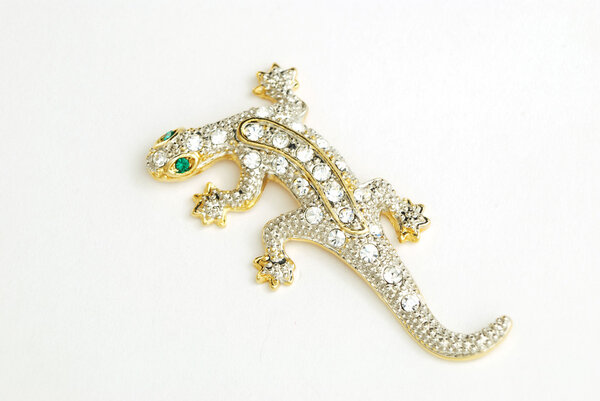 lizard brooch