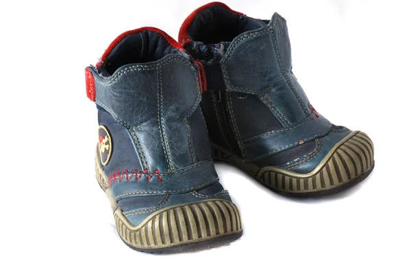 Podzimní dětská bota — Stock fotografie