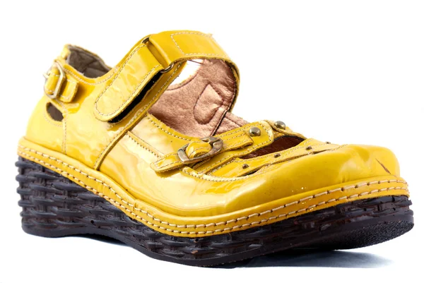 Yellow sandal — Stock Photo, Image