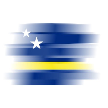 Curacao lichtenstein bayrak beyaz zemin üzerine