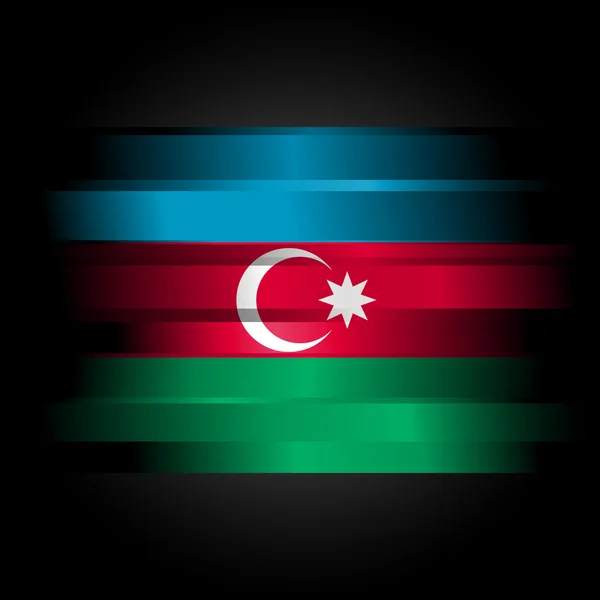 stock image Abstract Azerbaijan flag on black background