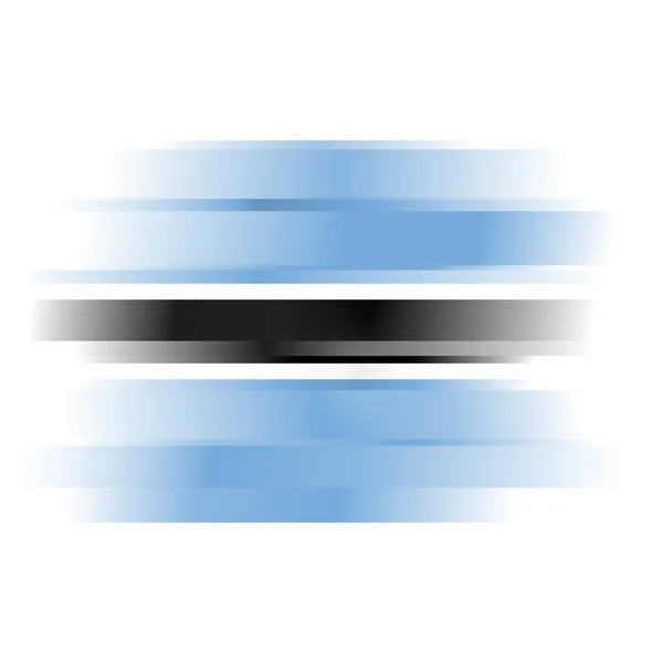 Bandiera astratta del Botswana su sfondo bianco — Foto Stock