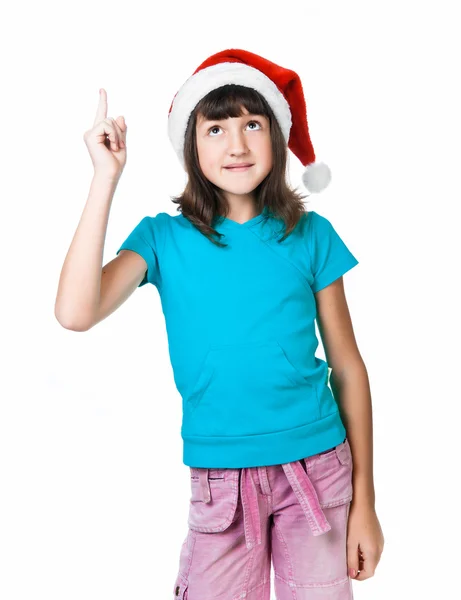 Santa ragazza — Foto Stock