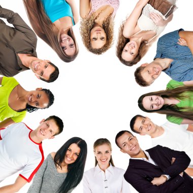 mutlu bir grup