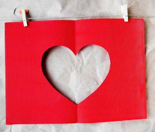 Carta durante un Giorno di San Valentino — Foto Stock