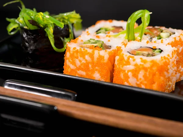 Sushi im Sortiment — Stockfoto