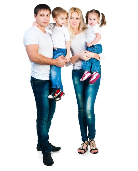 Glückliche Familie — Stockfoto