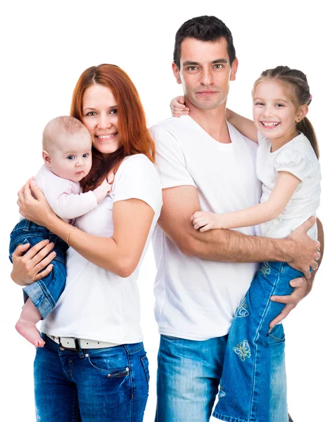 Familia feliz — Foto de Stock