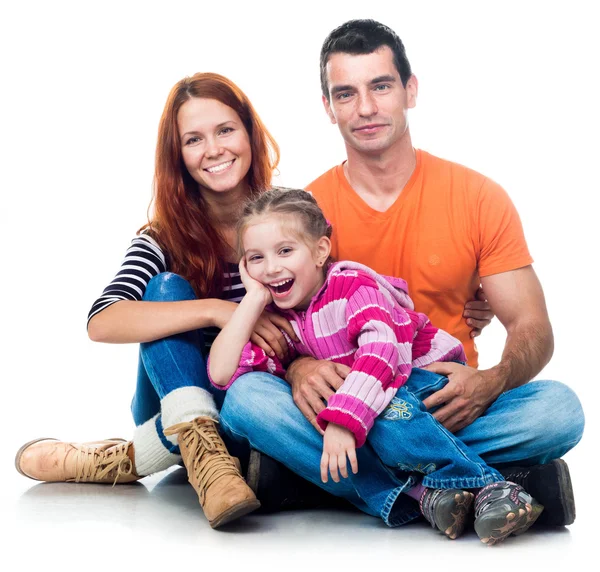 Familia feliz — Foto de Stock