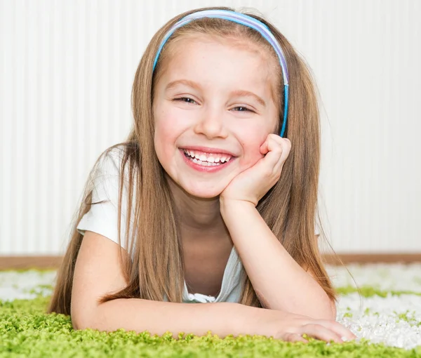 Little girl at home — Stock Photo, Image