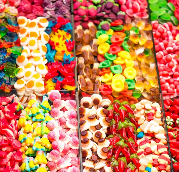 Set von bunten Süßigkeiten — Stockfoto