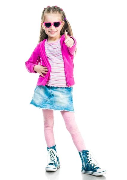 Küçük kız moda — Stok fotoğraf