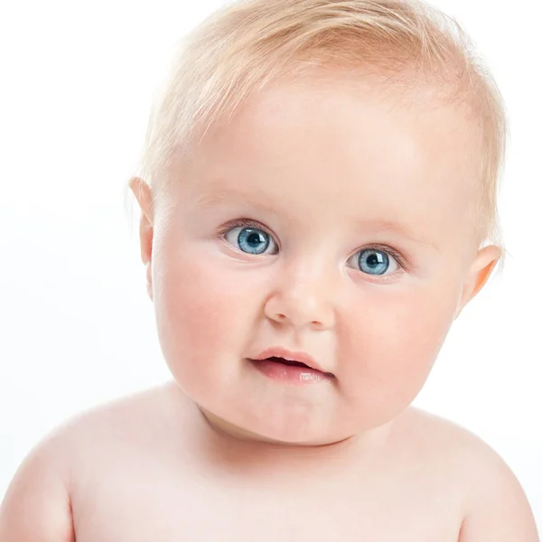 Retrato de adorable chica sonriente — Foto de Stock