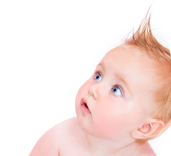 Baby is het nemen van een bad — Stockfoto