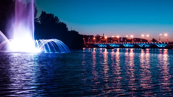 Musical fountain — Stock Photo, Image