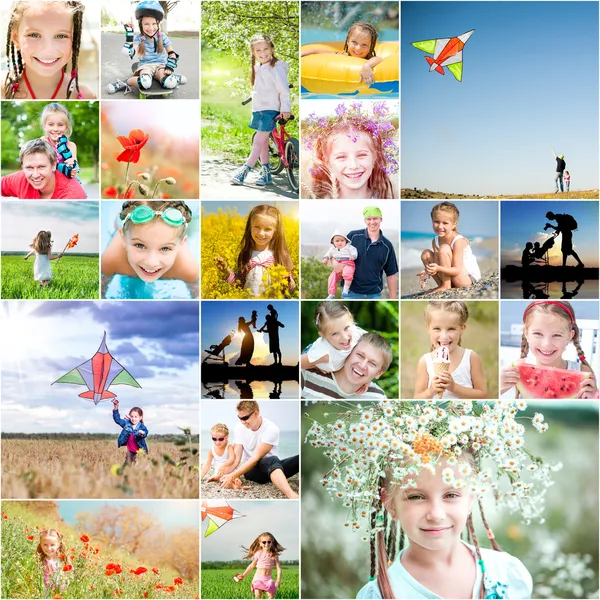 Family summer vacation — Stock Photo, Image